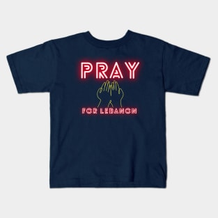 Pray For Lebanon Kids T-Shirt